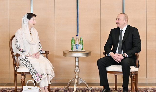 Aliyev, Pakistan Pencap Eyaleti Başbakanını kabul etti