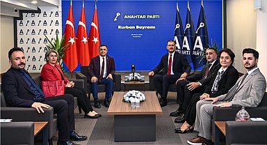 Anahtar Parti ve Gelecek Partisi arasında bayramlaşma ziyareti