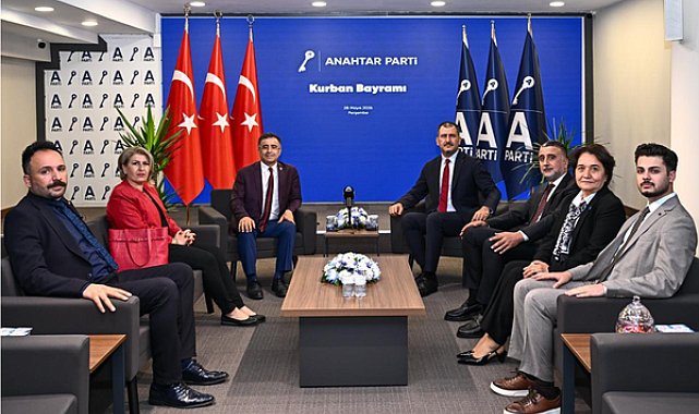 Anahtar Parti ve Gelecek Partisi arasında bayramlaşma ziyareti