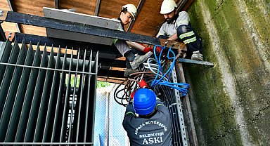 ASKİ, elektrik kesintisi kaynaklı arızaya müdahale etti
