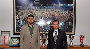 Aydın’dan Bursaspor’a tebrik ziyareti