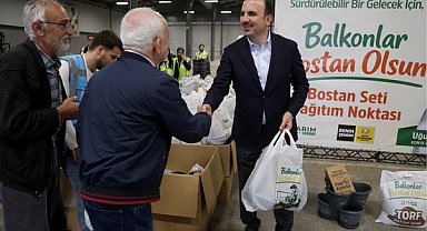Başkan Altay’dan “Balkonlar Bostan Olsun” projesine teşekkür
