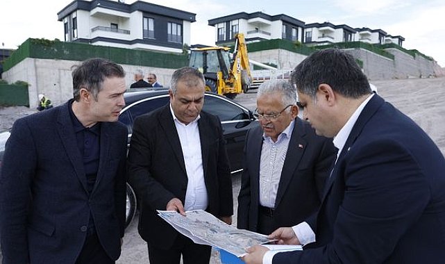 Başkan Büyükkılıç, KASKİ’nin altyapı çalışmalarını yerinde inceledi
