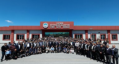 Başkan Büyükkılıç, Ulaşım A.Ş. personeliyle bayramlaştı