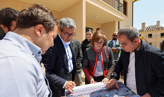 Başkan Şahin, TCDD lojmanları restorasyon çalışmalarını inceledi