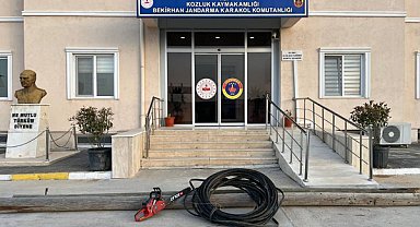 Batman İl Jandarma Komutanlığı: Kablo hırsızları suçüstü yakalandı