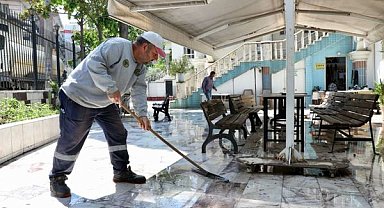 Buca’da İbadethaneler Kurban Bayramı öncesi temizlendi