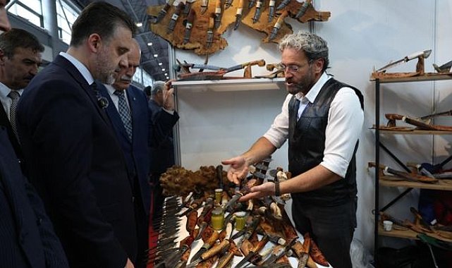 Bursa bıçağı uluslararası festivalde sergilendi