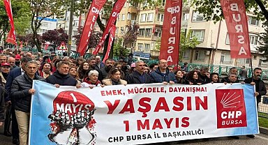 Bursa’da 1 Mayıs yürüyüşü düzenlendi