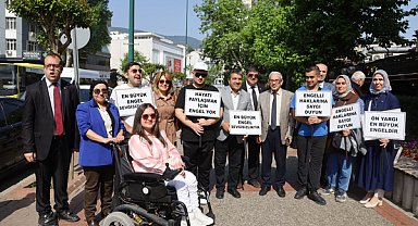 Bursa’da engelsiz yaşam için farkındalık yürüyüşü
