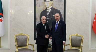 Cumhurbaşkanı Erdoğan, Cezayir Cumhurbaşkanı Tebbun’u karşıladı