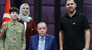 Cumhurbaşkanı Erdoğan, Gazzeli Mazen Abu Cezer’i kabul etti