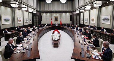 Cumhurbaşkanlığı kabinesi, Cumhurbaşkanı Erdoğan başkanlığında toplandı