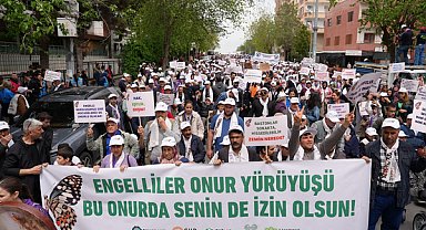 Diyarbakır’da Engelliler Onur Yürüyüşü gerçekleştirildi