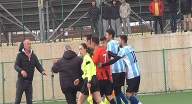 Edirne 2. Amatör Lig’de hakeme saldırı: Maç tatil edildi