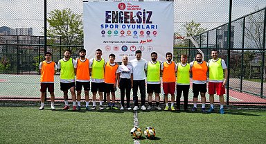 Engelsiz spor oyunlarında özel sporcular sahada buluştu
