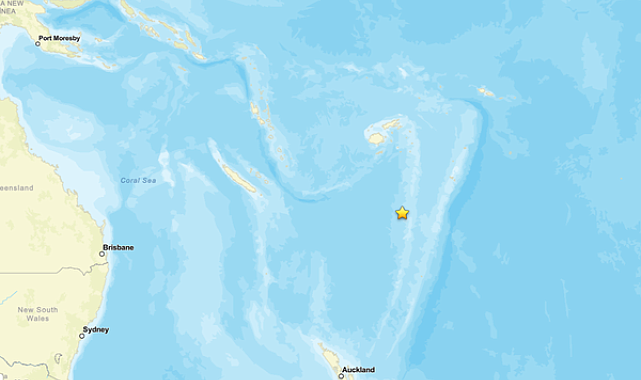 Fiji Adaları açıklarında deprem