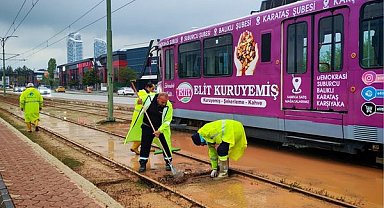 Gaziantep’te şiddetli sağanak ve fırtına etkili oldu