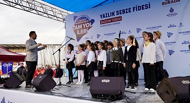 İBB’den Çatalca’da çiftçilere yazlık fide desteği