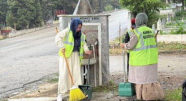 Karabük’te mezarlıklarda bayram öncesi temizlik çalışması başlatıldı