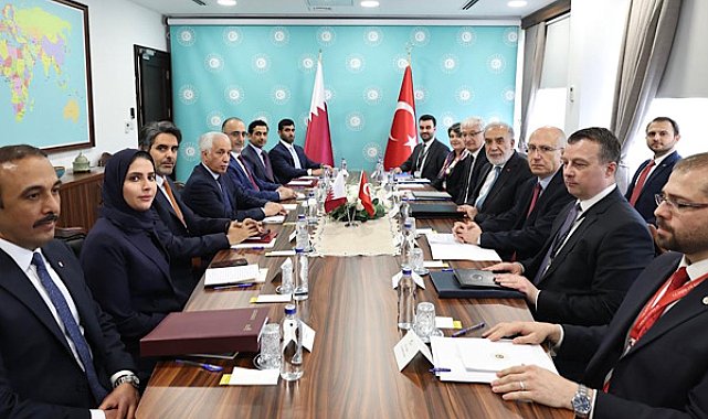 Katar ve Türkiye Ankara'da ilk tur siyasi istişarelerini gerçekleştirdi