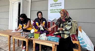 Kayapınar'da kadın buluşması ve sağlık taraması gerçekleştirildi