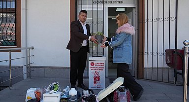 KEÇMEK kursiyerlerinden elektronik atık seferberliği