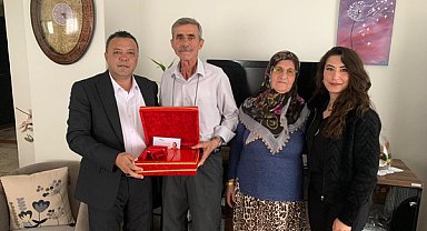 Kıbrıs gazilerine ev ziyareti gerçekleştirildi