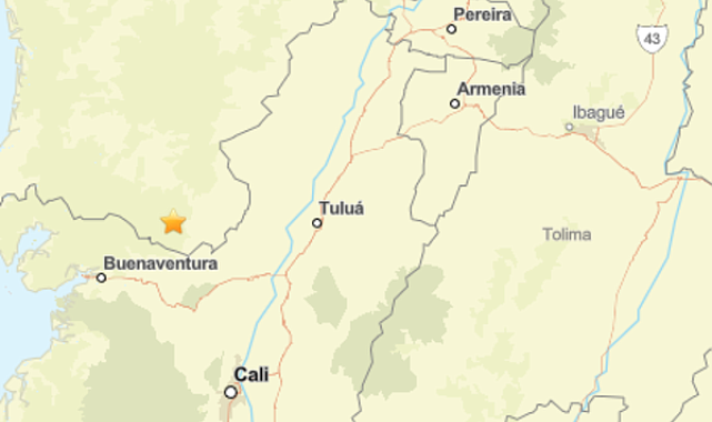 Kolombiya'da deprem