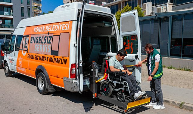 Konak Belediyesi Engelsiz Servis hizmetini sürdürüyor