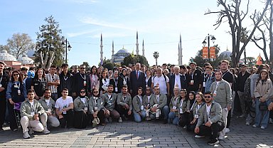 Konya’dan 25 bini aşkın öğrenci “Genç Seyyah” projesiyle İstanbul’u gezdi