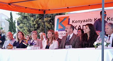 Konyaaltı'nda kadın emeği Dostluk Parkı’nda buluştu