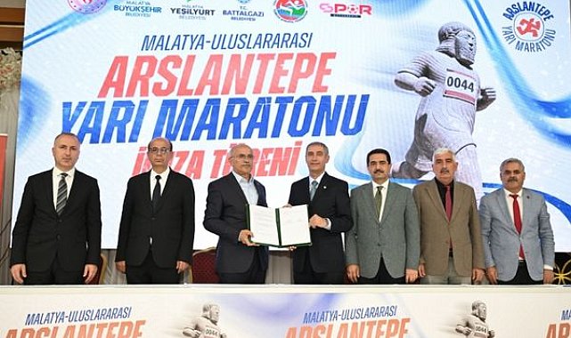 Malatya’da Arslantepe Yarı Maratonu Protokolü imzalandı