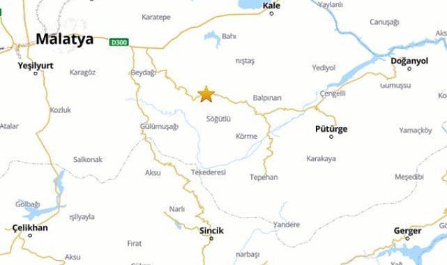 Malatya’da deprem