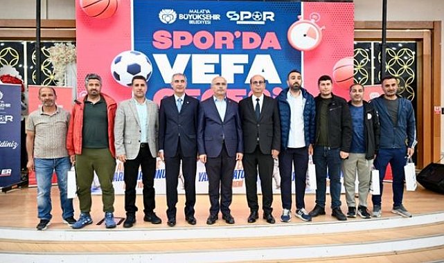 Malatya’da “Spor’da Vefa Gecesi” düzenlendi