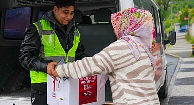 Maltepe Belediyesi bayram öncesi gıda kolisi dağıtımına başladı