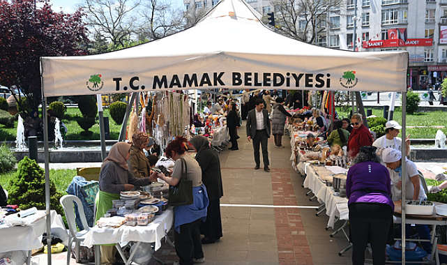 Mamak’ta kadın emeğine Anneler Günü destekli pazar