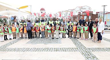 Mamak’ta öğrencilere trafik eğitimi verildi