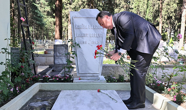 Manisa Tarzanı Ahmet Bedevi, vefatının 63. yılında mezarı başında anıldı