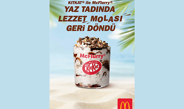 McDonald's Türkiye, KITKAT ailesini ıced latte ile genişletti