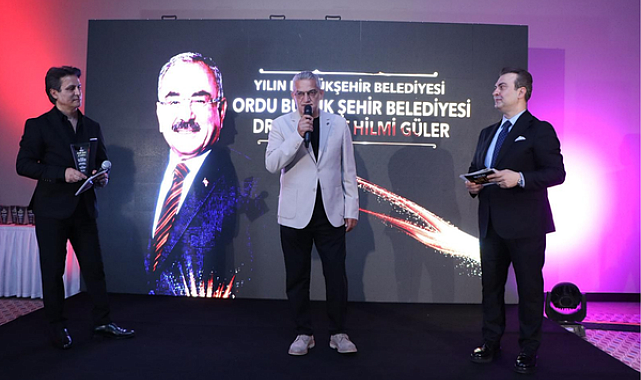 Ordu Büyükşehir Belediyesi’ne Yılın Büyükşehir Belediyesi ödülü