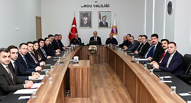 Ordu’da İl Güvenlik ve Asayiş Toplantısı yapıldı