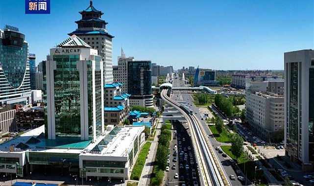 Orta Asya’daki ilk sürücüsüz hafif raylı sistem Kazakistan’da hizmete girdi