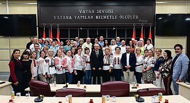 Romanyalı heyet Kepez'de Antalya Kütüphanesi’ni inceledi