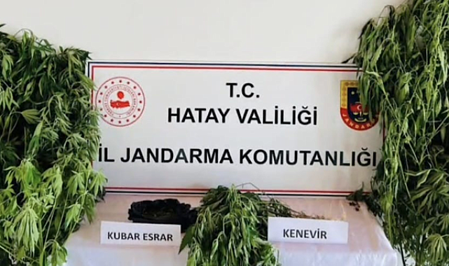 Samandağ’da uyuşturucu operasyonu