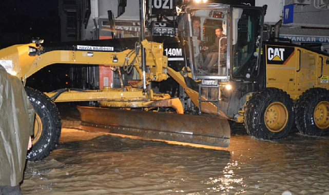 Samsun'da selden etkilenen Havza’da destek çalışmaları başlatıldı
