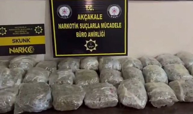 Şanlıurfa'da uyuşturucu operasyonu