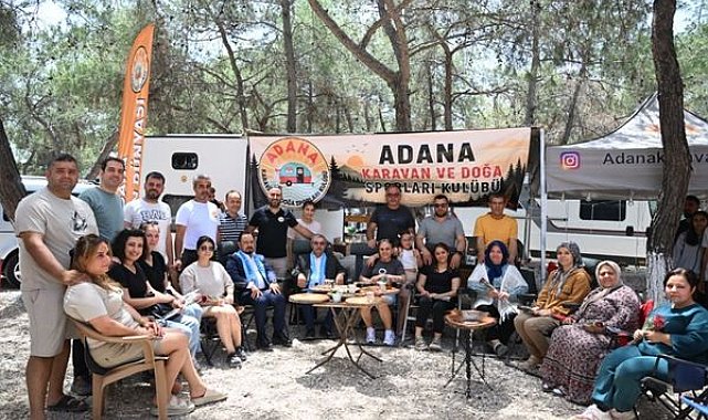 Sarıçam’da karavan parkı hizmete açıldı