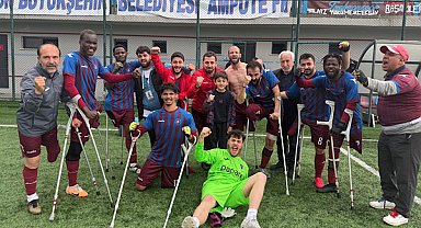  Trabzon Büyükşehir Belediye Ampute Futbol Kulübü, Gebze Ampute Futbol Kulübü'nü yendi