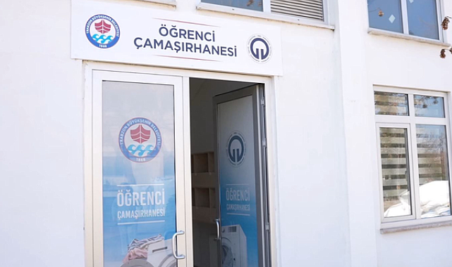 Trabzon’da öğrencilere ücretsiz çamaşırhane hizmeti